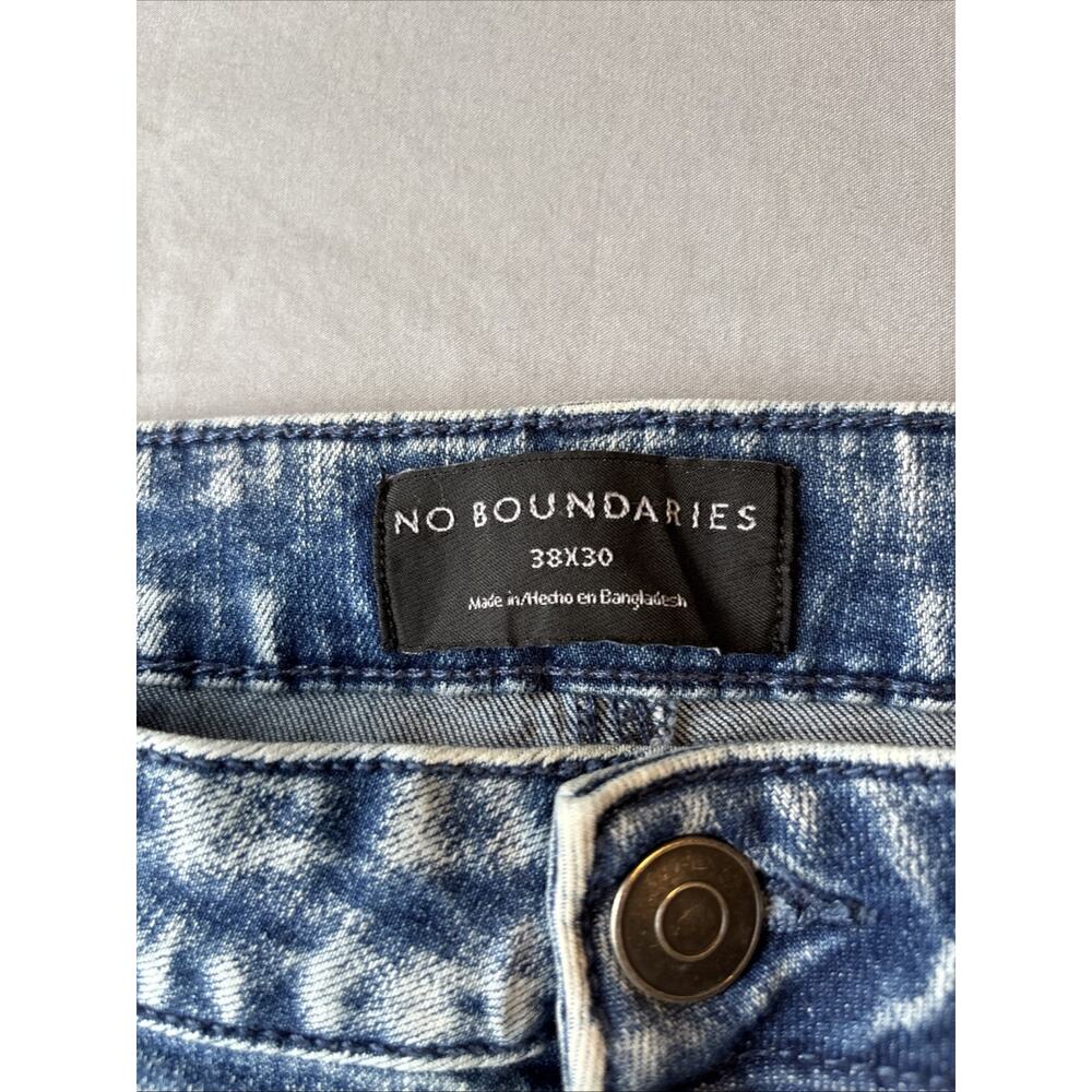 No Boundaries - Light Wash Distressed Jeans - Size 38x30 - Picture 2 of 7